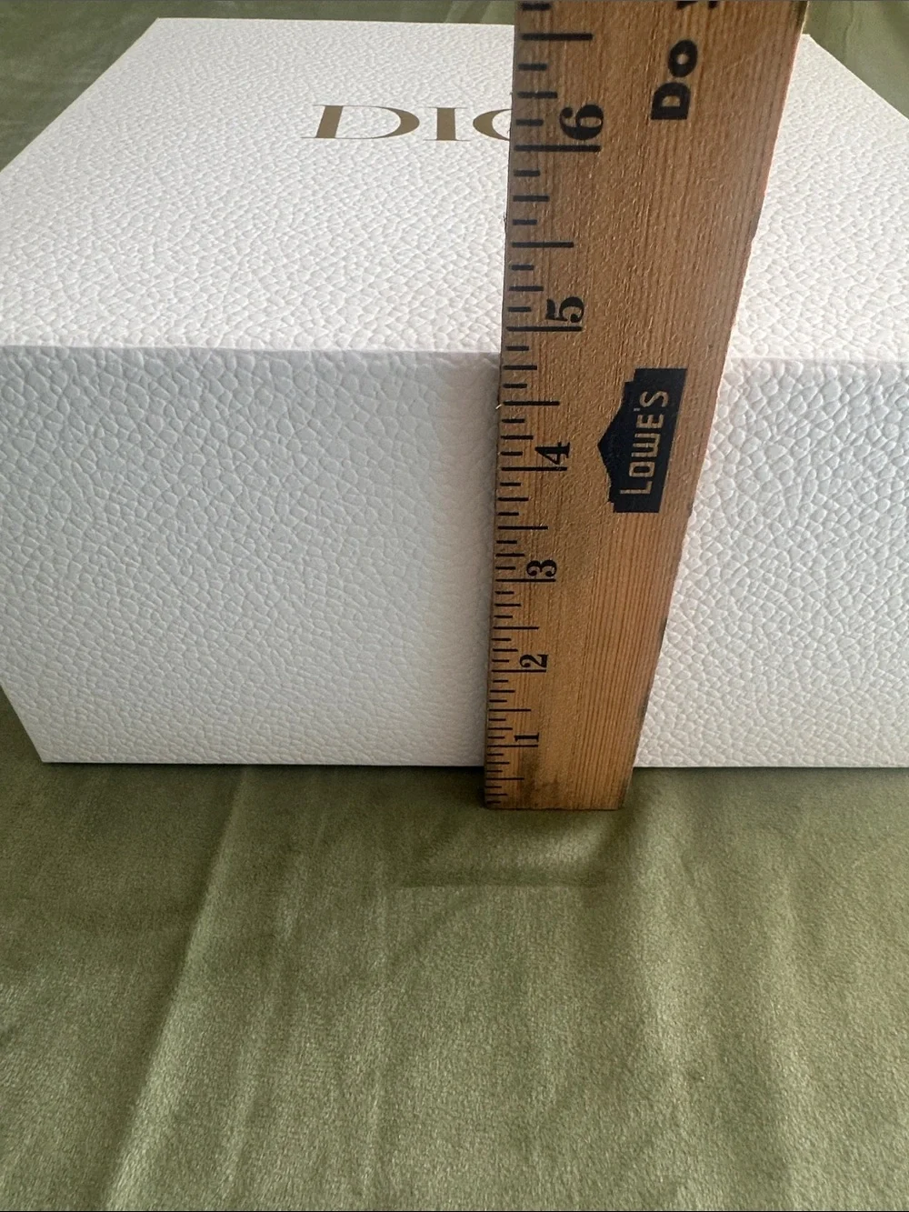 #958 Dior White and Gold Storage Box
